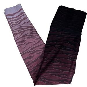 Wear it to heart zebra print leggings Ombré pink, Sz m